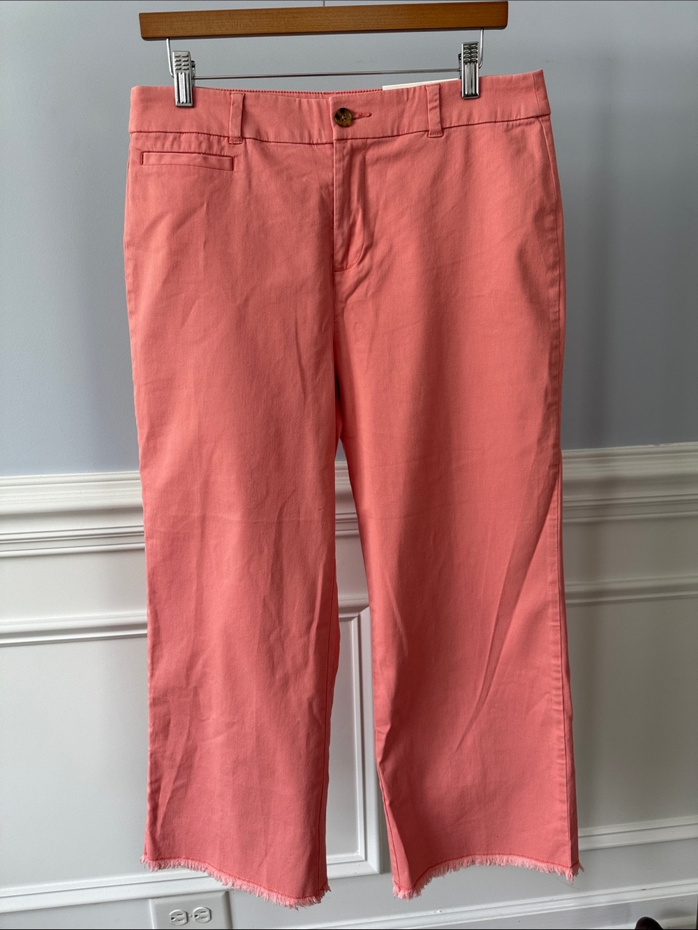 NWT Loft High Rise Slim Wide Leg Crop Pants 10 NEW